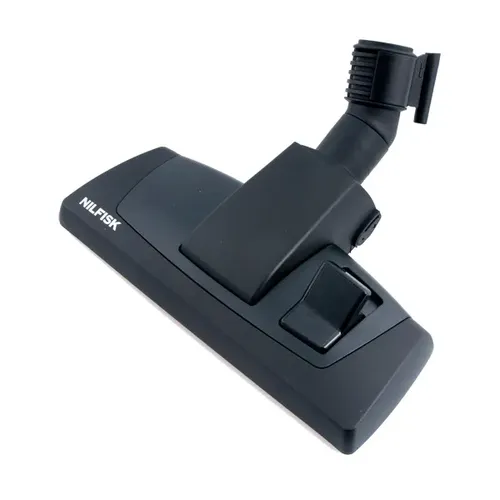 Nilfisk 1408492520 Bodendüse RD295 mit Clip - Bodendüse mit robuster Metall Bodenplatte und Bürsten vorne & hinten, passend für zahlreiche Nilfisk Modelle, ideal für gründliche Reinigung.