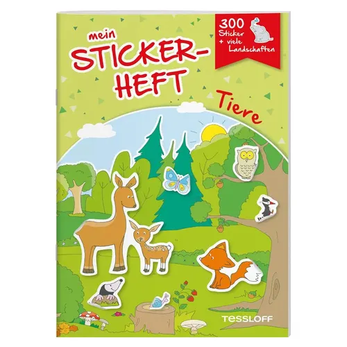 Mein Stickerheft. Tiere