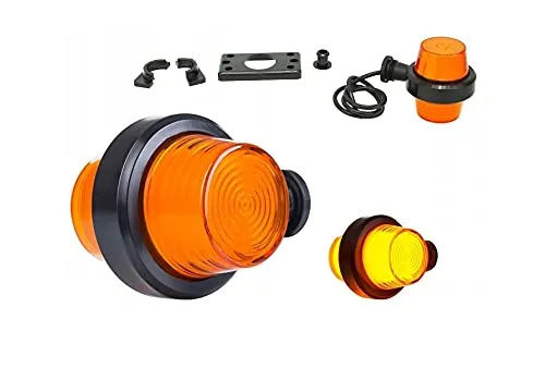 Web Truck Blinkerlampe Umrissleuchte Begrenzungsleuchte Old school Tunning Hängend Positionsleuchte 12V 24V Farben orange für LKW PKW Anhänger, Trailer, Wohnwagen usw. 1 Stück