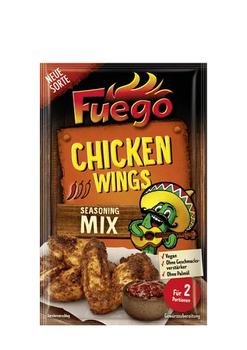 Fuego Chicken Wings Seasoning Mix  Gewürzmischungen 0.030kg 4007552310966