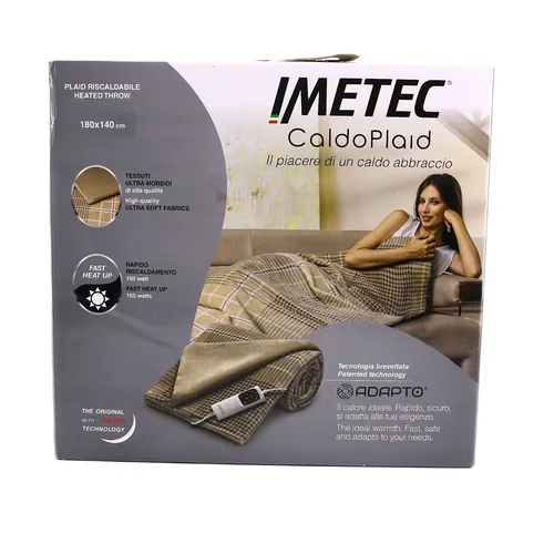 Imetec Adapto Elegance Heizdecke 180x140cm in lila von Imetec