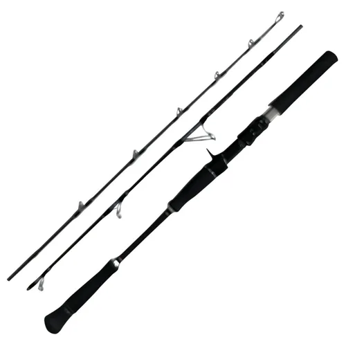 Hearty Rise Skywalker Norway Jigging Cast 1,87m 150-400g - Angelrute für Salzwasserangeln mit hoher Tragkraft, ideal für Heilbutt und Thunfisch, perfekt für Reisende dank kompakter 3-teiliger Bauweise.