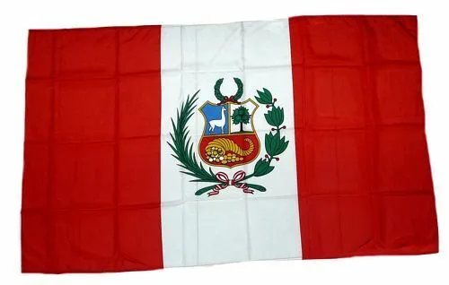 Fahne / Flagge Peru 30 x 45 cm