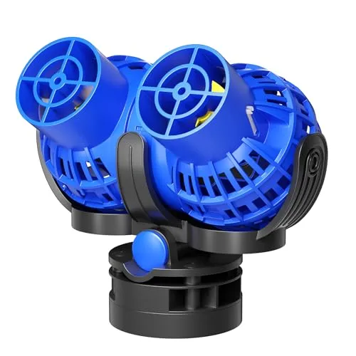 SunSun JVP-232 Strömungspumpe 15000 l/h - Wasserpumpe für Aquarien mit 15.000 l/h Leistung und energieeffizienten 26 W, ausgestattet mit schwenkbaren Düsen und Durchflussregler für optimale Anpassung der Strömung.