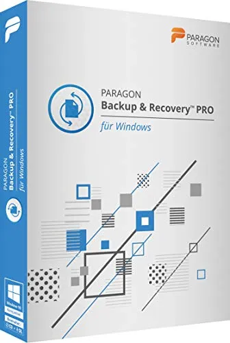 Paragon Backup & Recovery PRO - Security-Suite für umfassende Daten-Sicherung und -Wiederherstellung, mit einfacher Benutzeroberfläche und der Möglichkeit, einzelne Dateien und Ordner wiederherzustellen.