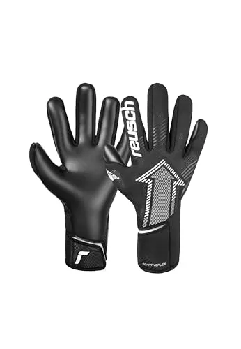 Reusch Fastgrip Infinity Torwarthandschuhe Damen, Gr. 9,5, schwarz - Sportliche Torwarthandschuhe mit Hybrid Negative Cut für optimale Ballkontrolle und hervorragenden Grip dank innovativem Reusch Grip Infinity Latex.