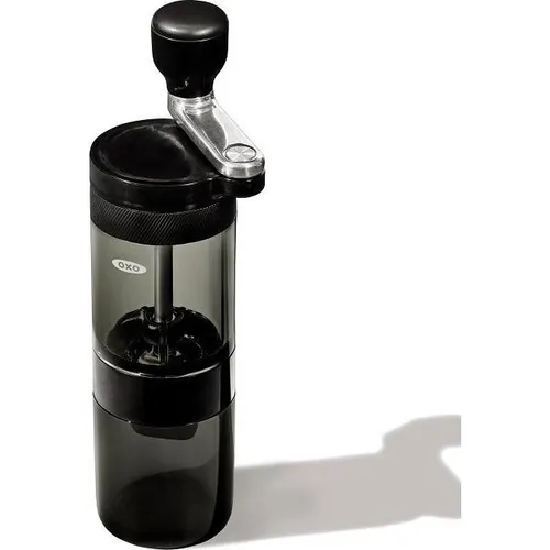 OXO Good Grips Kaffeemühle Brew mit Kegelmahlwerk - Manuelle Kaffeemühle mit 40 g Bohnenbehälter für perfekten Kaffeegenuss unterwegs. Kompakt, leicht und mit 40 Mahlgradeinstellungen – ideal für jede Brühmethode.