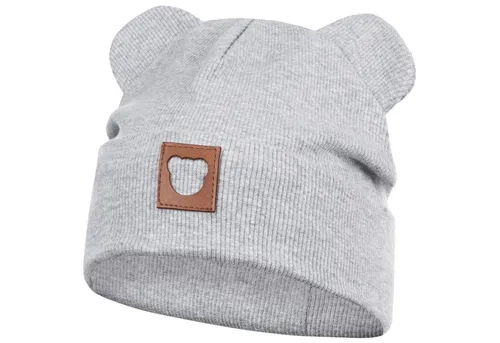 Smarilla Jerseymütze Übergangsmütze Baumwollmütze Beanie Bärenohren