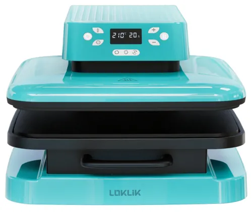 LOKLiK ImPress Auto Transferpresse 38 x 38 cm - Drucker für professionelle Textilveredelung, mit großzügiger Heizplattengröße und einstellbarer Temperatur bis 210°C für präzise Ergebnisse.