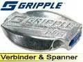Gripple 5X Drahtverbinder medium, Ø 2,0-3,25mm Verbinder für den Weidezaun