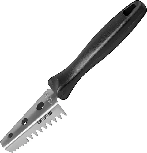 FMprofessional 21724 Fischentschupper CHEF 21,5 cm aus INOX mit Kunststoffgriff / Entschupper