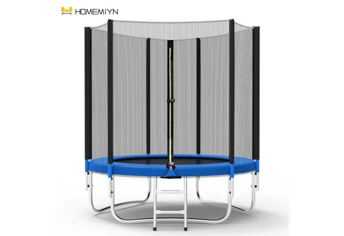 HomeMiYN Gartentrampolin 183-366cm mit Sicherheitsnetz