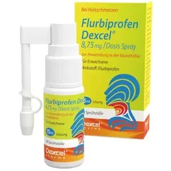 Flurbiprofen Dexcel 8.75 mg/Dosis Spray zur Anwendung im Mund