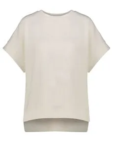 Damen Sweatshirt RICHROYAL in pearl weiß - Feminin und bequem, dieses Kurzarm-Sweatshirt aus weicher, fester Qualität bietet hohen Tragekomfort und ist perfekt für coole Freizeit-Outfits.