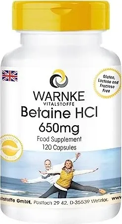 BETAIN HCL 650 mg Kapseln 0,92 g
