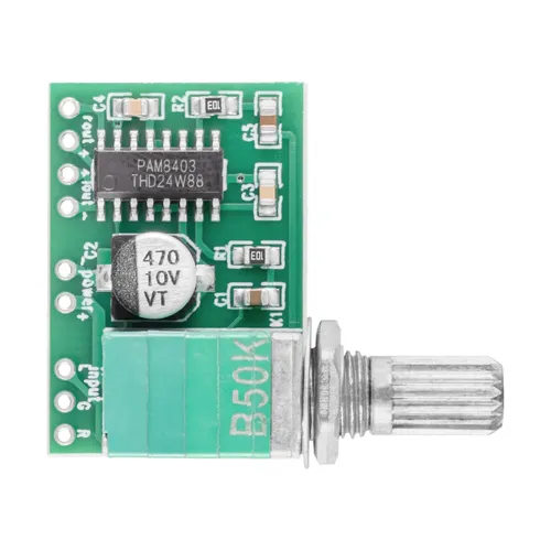 PAM8403 Mini Verstärkermodul 2x 3W mit Lautstärkeregler