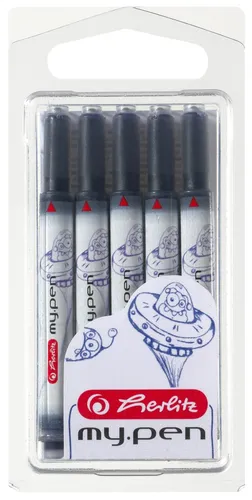 herlitz my.pen Tintenpatronen für Füller königsblau, 5 St.