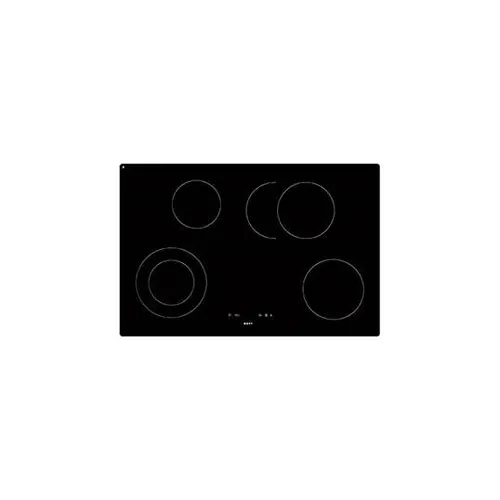 Novy Glaskeramik Power 78 cm - 4 Kochzonen - Kochfeld mit 4 leistungsstarken Kochzonen, Touch-Sensorbedienung und Kindersicherung für sicheres Kochen. Ideal für moderne Küchen und effizientes Kochen.