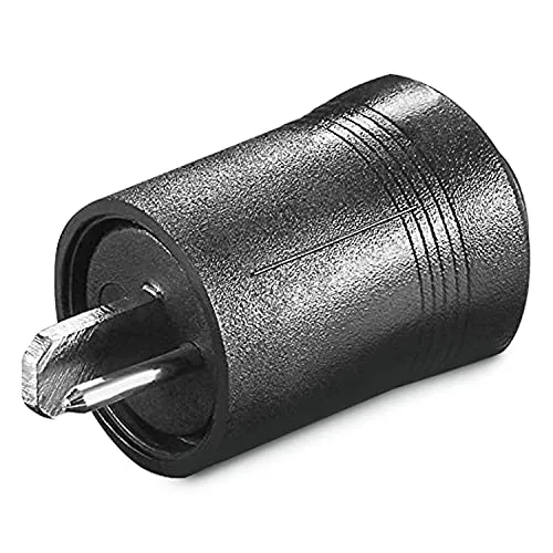 PerfectHD DIN Lautsprecherstecker | mit Schraubschluss | Gerade | Boxen Audio Adapter Kabelanschluss Lautsprecher Stecker | Schwarz | 1 Stück