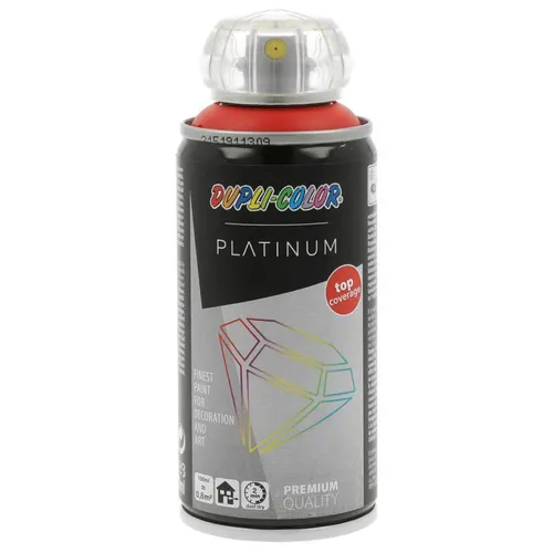 DUPLI-COLOR Sprühlack platinum seidenmatt 150 ml verkehrsrot RAL 3020