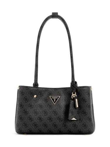 Guess Schultertasche Meridian II aus hochwertigem Polyurethan - Elegante Schultertasche aus hochwertigem Polyurethan mit samtweichem Gefühl. Ideal für Damen, bietet ein sicheres Reißverschlussfach und vielseitige Tragevarianten.