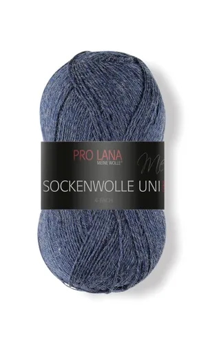 SOCKENWOLLE UNI von PRO LANA - Farbe 408 - 100 g / ca. 420 m Wolle