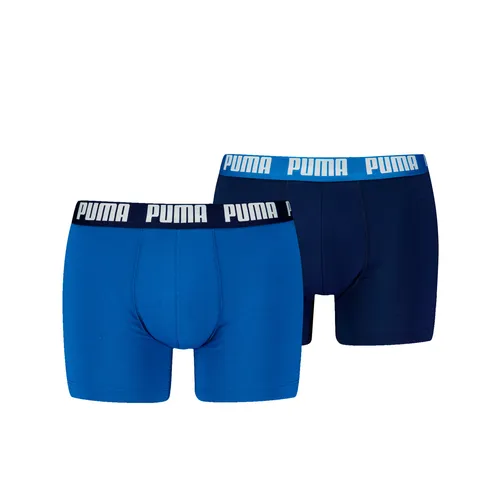 PUMA Herren Boxershorts 2-er Pack Boxer Unterhosen | Gr. L | True Blue