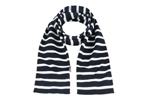 modAS Modeschal, Bretonischer Schal Unisex mit Streifen und uni Herren Damen Kinder