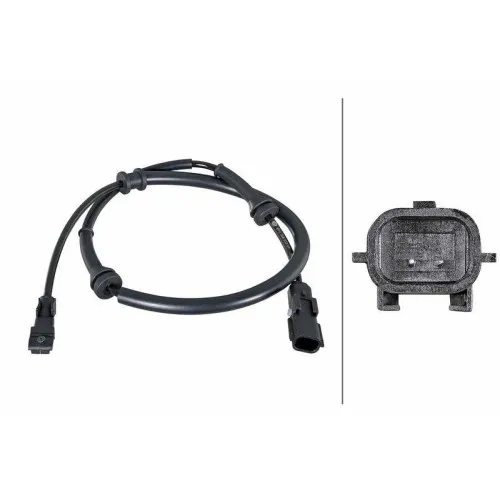 1x Sensor, Raddrehzahl HELLA 6PU 358 252-071 passend für RENAULT