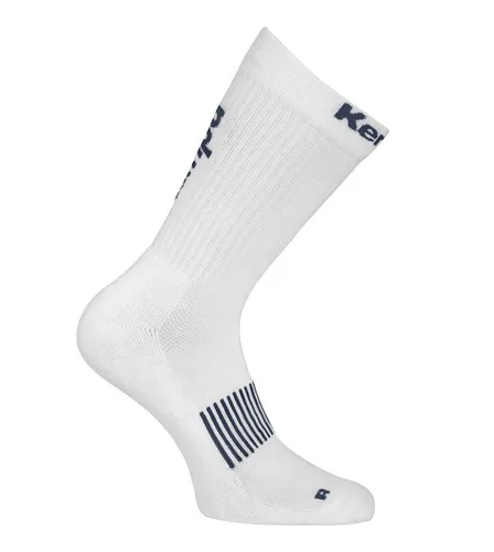 Kempa Indoorsocke Logo Classic weiss/navyblau - 1 Paar