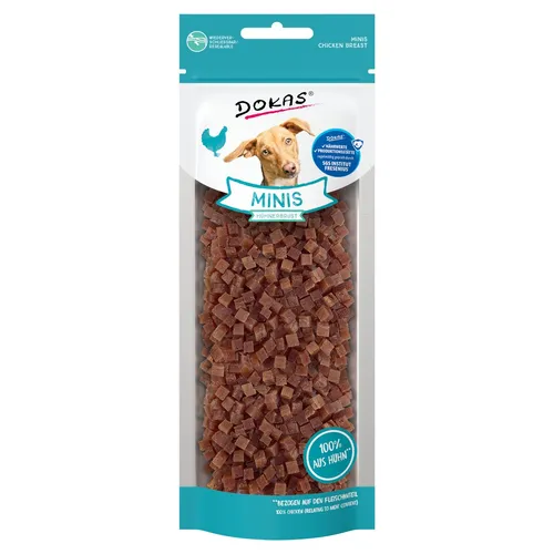 Dokas Hühnerbrust Minis 70 g, Hundesnack, UVP 1,99 EUR, NEU