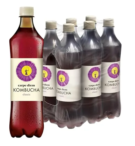 Carpe Diem Kombucha Classic, 6er Pack, EINWEG (6 x 750 ml)