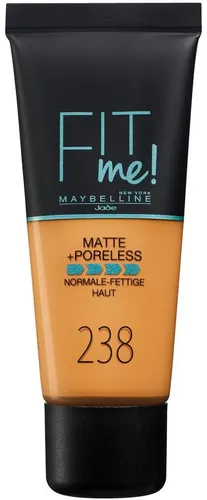 MAYBELLINE NEW YORK Foundation Fit Me! Matte + Poreless Make-Up, mit langanhaltender Formel