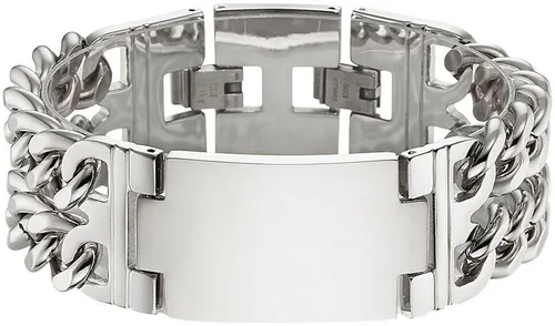 Bruno Banani Edelstahlarmband Doppel-Panzerkette von bruno banani