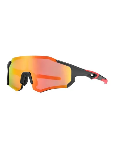 Rockbros 10182 Sportbrille in Rot - Sportbrille mit UV-Schutz, ideal für Radfahrer und Outdoor-Sportler, sorgt für klare Sicht und optimalen Komfort.