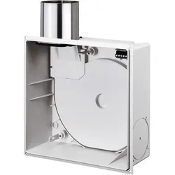 Helios ELS-GUBA UP-Gehäuse aus Kunststoff mit Brandschutz-Absperrelement - Badlüfter & Kleinraumventilatoren – Sicherer Brandschutz durch K 90 Absperrelement und selbsttätige Rückschlagklappe für maximale Sicherheit.