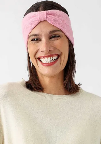 Zwillingsherz Stirnband Cashmere, Feinstrick in pink von Zwillingsherz