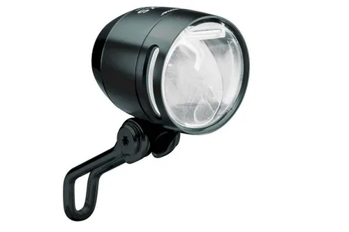 Busch + Müller Lumotec IQ-XS E Frontleuchte 70 LUX - Fahrradbeleuchtung mit 70 LUX Helligkeit, bietet optimale Sicht und Sicherheit bei Nachtfahrten.