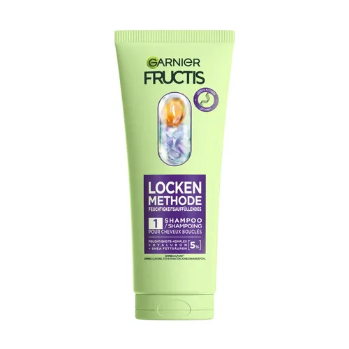 Garnier Fructis Shampoo Locken, Sofort gebändigte Locken, Ohne Silikone, 200 ml
