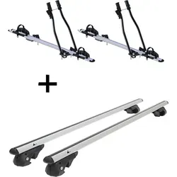 Fahrradträger SAGITTAR + Relingträger VDP004 XL für BMW X3 E83