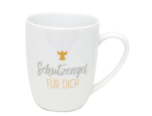 Dekohelden24 Tasse Kaffeebecher / Tasse aus Porzellan. 250 ml., 1-tlg., Porzellan