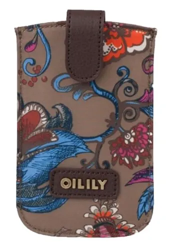 Oilily Sea of Flowers Smartphone Pull Case Bronze