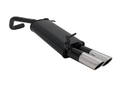 Novus Sportauspuff für VW Polo 9N/9N3 2x76mm SR-Design - Schalldämpfer mit sportlichem Design, sorgt für einen kraftvollen Sound und verbessert die Leistung Ihres VW Polo.