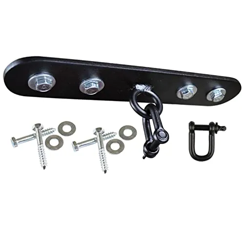 AQF Boxsack Decke Haken Für Schäkel, Stahl Deckenhalterung Boxsack Wandhalterung, Deckenhaken Schwerlast Sandsäcke Aufhängung Für Kampfsport, MMA, Kickboxen, Fitness, Schwarz, Einheitsgröß