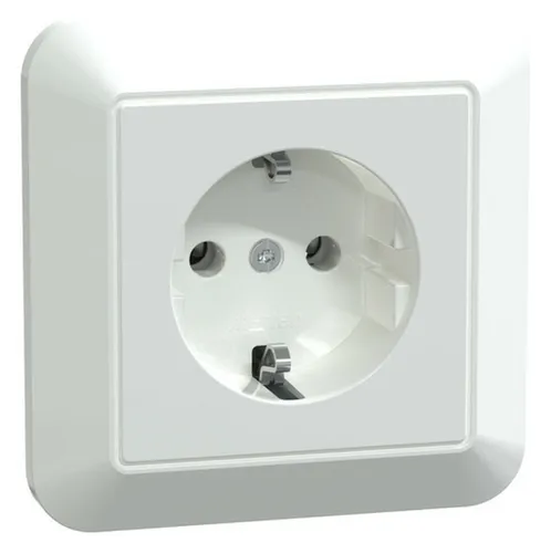 MERTEN MEG2301-1025 Steckdose SCHUKO aktivweiß glänzend 1-M