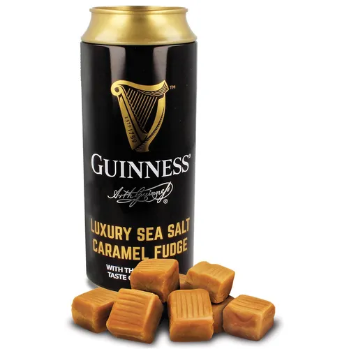 Guinness Luxury Sea Salt Caramel Fudge In Money Tin 100g von SHAMROCK GIFT COMPANY