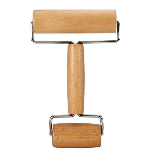 Nudelholz Gebäck und Pizza Bäcker Rollen hölzernes Backen Küchengerät MEHRWEG VERPACKUNG socialme-eu(# 1)