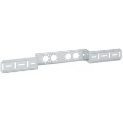 Geberit Montageplatte 601732001 abgesetzt, einfach, verzinkt, für zwei Armaturenanschlüsse 73/153mm