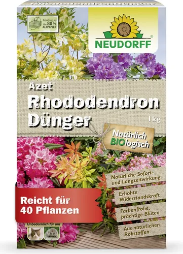 Neudorff - Azet RhododendronDünger 1 kg reicht für 40 Pflanzen