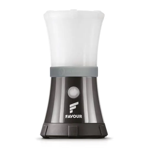 LED Camping Laterne IPX7 wasserdicht, schwimmfähig, tragbare Campinglampe aufladbar mit Akku, 4 Leuchtmodi inkl. SOS Blink-Modus, Outdoor Lampe mit Karabinerhaken,leicht & kompakt